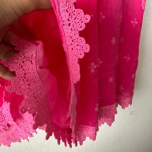 JOHNNY WAS Athena Tunic Pink Eyelet Top BNWT - Picture 9 of 11